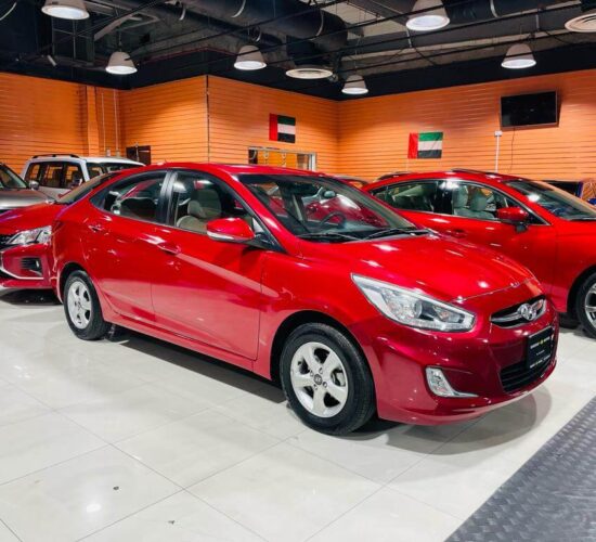 Hyundai Accent Red 2016 4 Cylinder 1.6L – GCC Specification