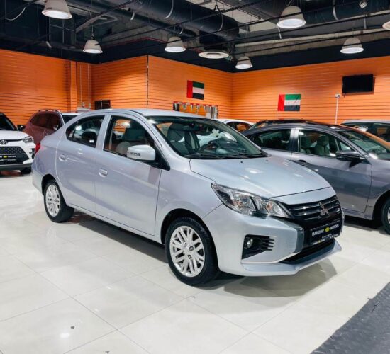Mitsubishi Attrage Silver 2022 4 Cylinder – GCC Specification